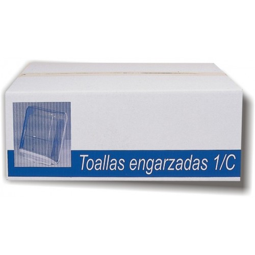 TOALLAS ZIG-ZAG BLANCA 1C